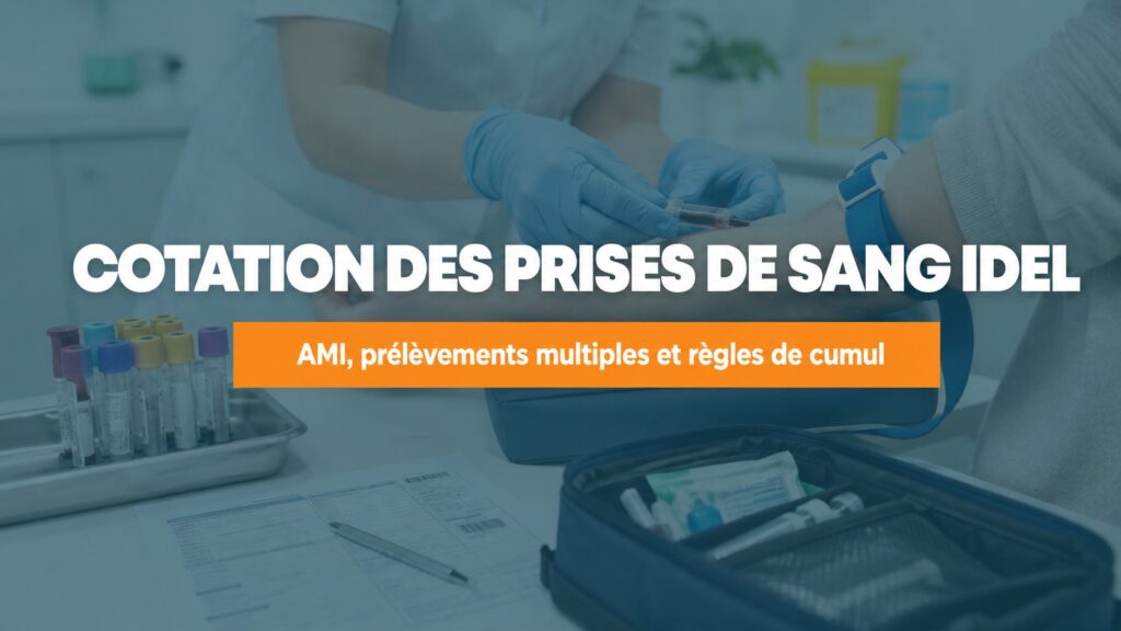 Cotation des prises de sang IDEL : AMI, prélèvements multiples et règles de cumul