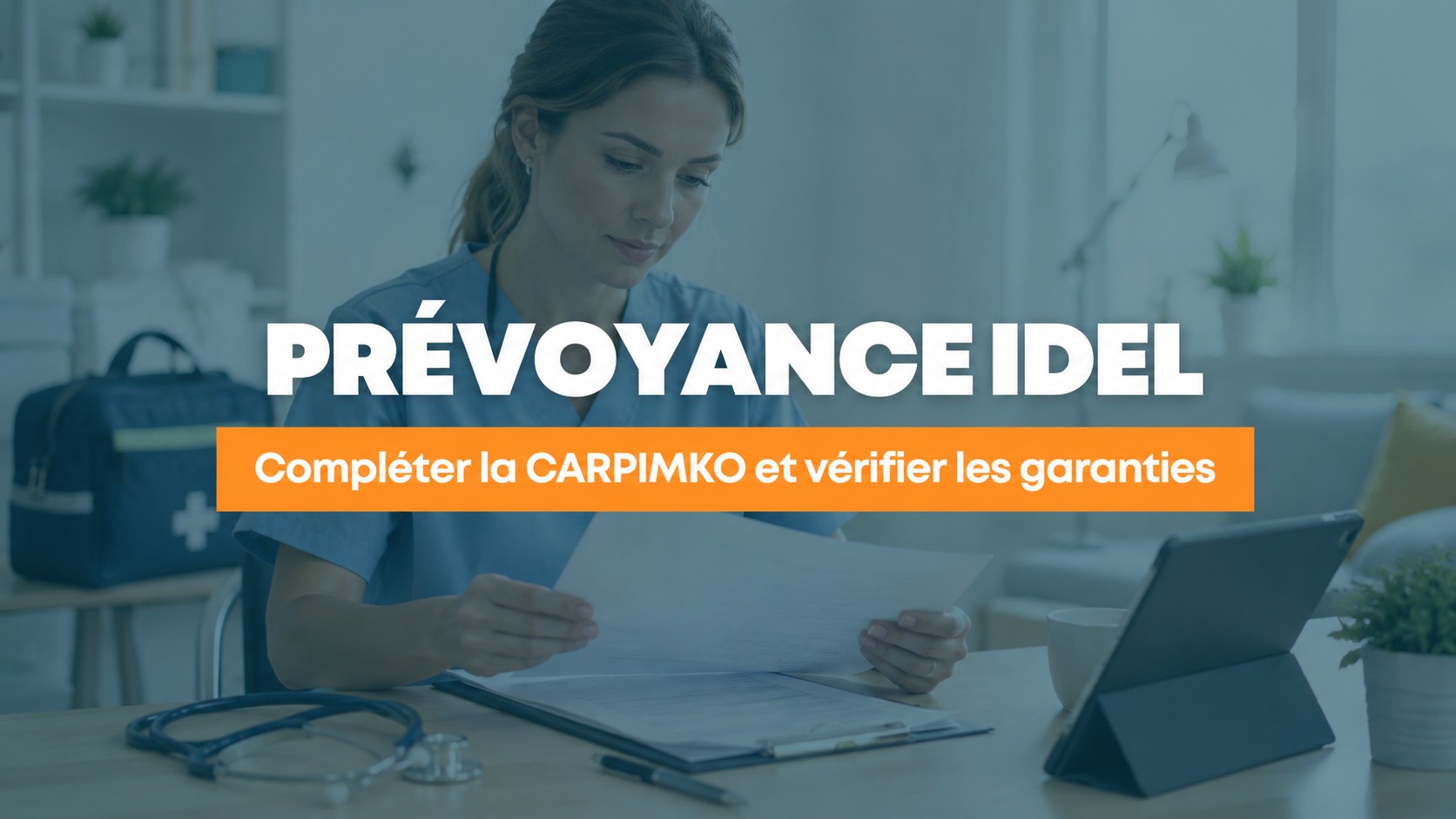 Prévoyance IDEL : compléter la CARPIMKO et vérifier les garanties