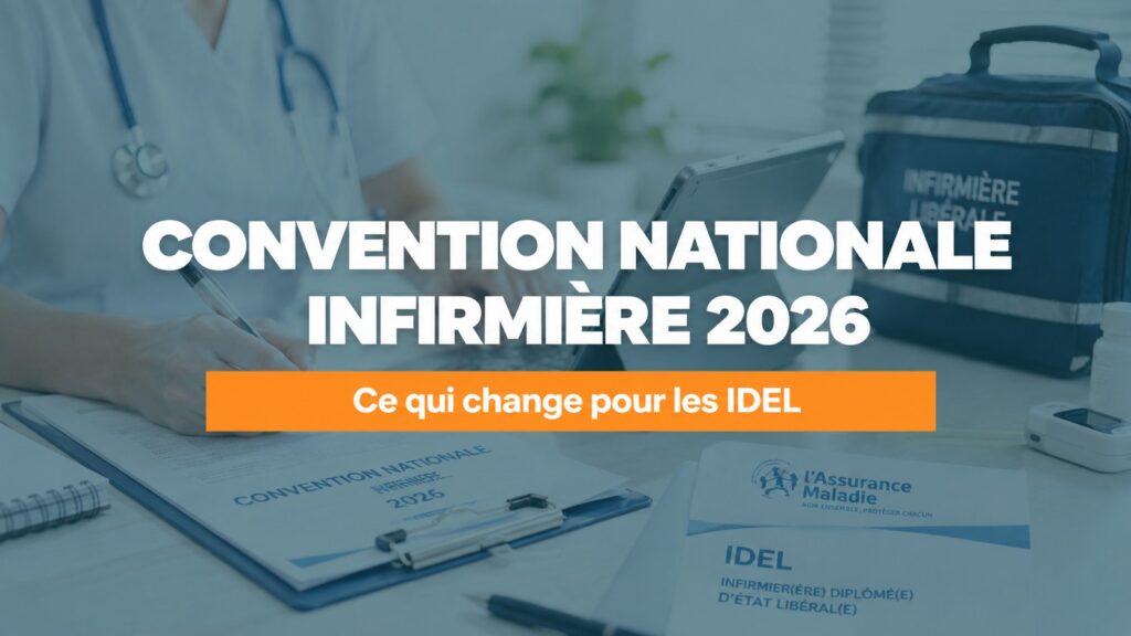 Convention nationale infirmière 2026 : ce qui change pour les IDEL