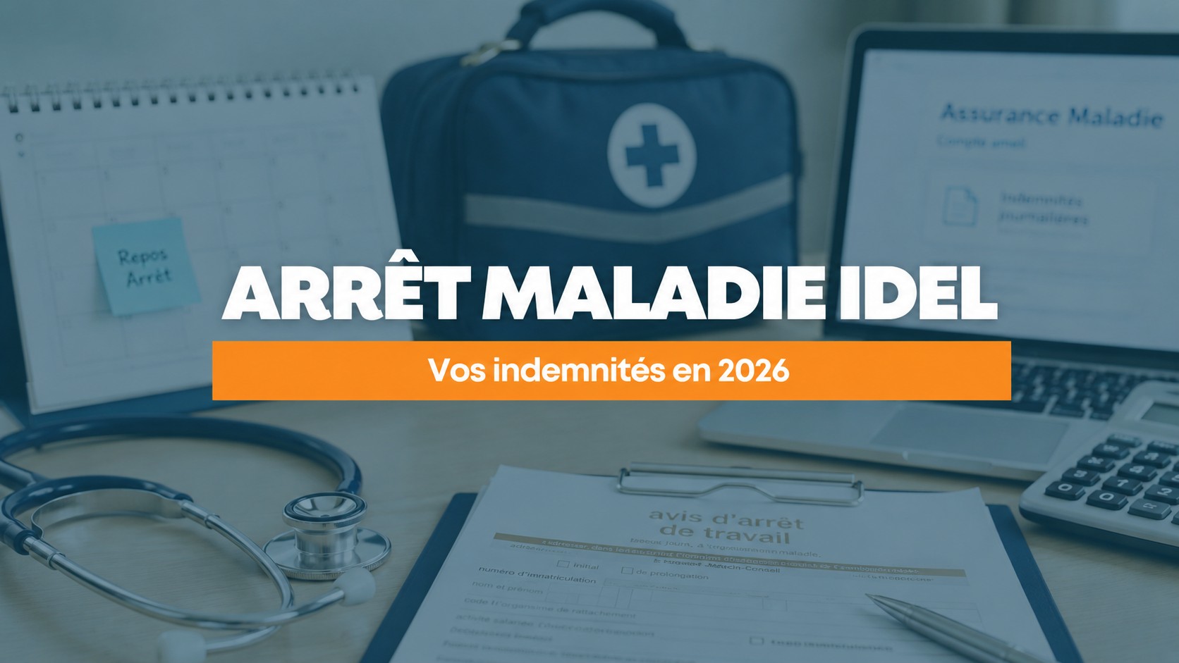 Arrêt maladie IDEL : indemnités CPAM et CARPIMKO 2026