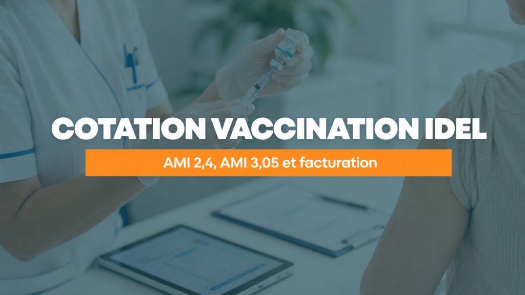 Cotation vaccination IDEL : AMI 2,4, AMI 3,05 et facturation