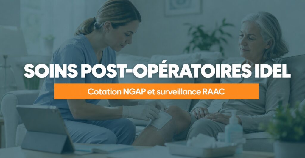 Soins post-opératoires IDEL : cotation NGAP et surveillance RAAC